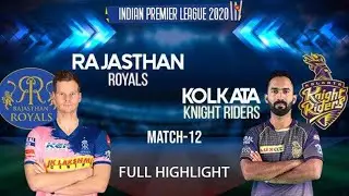 RR vs KKR FULL HIGHLIGHTS IPL 2020 | Match 12 hd