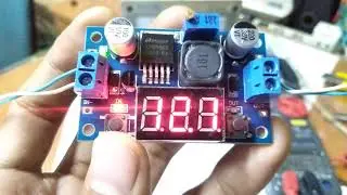 Module DC-DC Step Down Buck Converter 2A LM2596S dengan LED Vold display