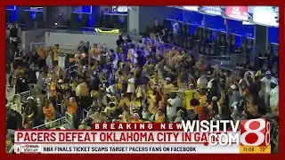 Watch live from Gainbridge party as Pacers come back to win NBA Finals Game 1, from News 8 at 11