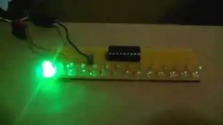 pic 16f628a eight channel LED animation-Pic 16F628a sekiz kanallı led animasyon