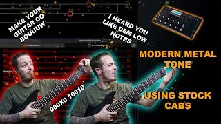 MODERN METAL Tone Using Line6 Helix | Demo & Walkthrough [PRESET IN DESCRIPTION]