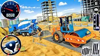City Road Construction Games - Real JCB Excavator Simulator - Android Gameplay 