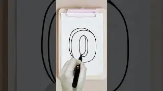How to Draw 3D Number Zero: Easy Step-by-Step Tutorial