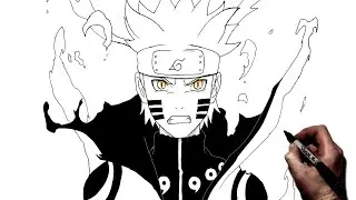 How To Draw Naruto Bijuu (V2) | Step By Step | Naruto