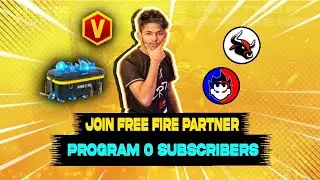 How To Join Free Fire Partner Program Without Youtube Channel || ASPLORD || GARENA FREE FIRE