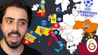 AVRUPA'YI HANGİ TAKIM ELE GEÇİRECEK? (ŞAMPİYONLAR LİGİ) // FC 24 HARİTA KAPIŞMASI