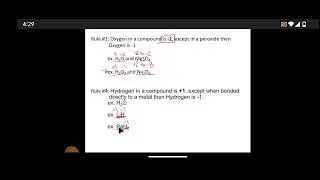 Assigning Oxidation Numbers