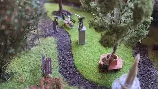 Petite vid&eacute;o de l'&eacute;bauche du parc. #noch #faller #artitec #modelismeferroviaire #marklin