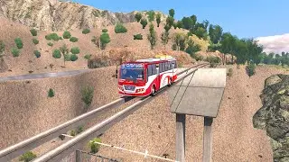 Bus Driving Adventure | Dangerous Road in India| ETS2