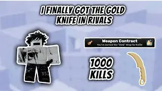 GETTING GOLD ON KNIFE