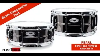 Pearl SensiTone Heritage Alloy Brass - Snare comparative test -