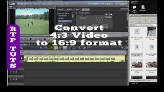 Magix Movie Edit Pro 2013 How to Convert a 4:3 Movie into a 16:9 with no black borders