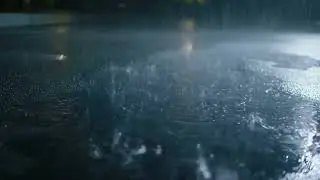 Soothing Rain on a Quiet Street at Night | Sleep, Study & Relax