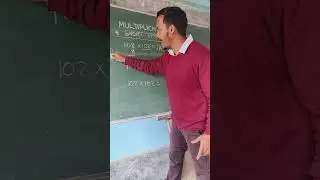 3Digit multiplication without pen and paper #math short trick #math#multiplication
