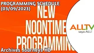 ALLTV: Noontime Programming Schedule (03/09/2023)