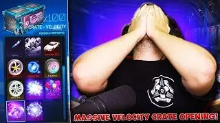 Today's the day... We open 100 MORE Velocity Crates in Rocket League!