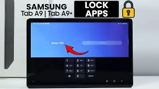 How to Lock Apps on Samsung Tab A9 / A9+ - App Lock Setting