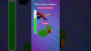 🌍 Can You Guess Which Country Is Bigger? 🔍 Comment Your Answer! ⬇️ #quiz #size
