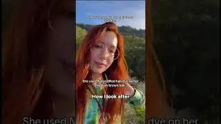 Check our other videos for her hair before using Natural red henna hair dye! #dyinghairs
