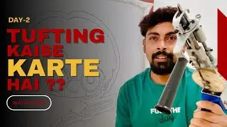 DAY 2 | Tufting Kaise Karte Hai? | Harry Potter Rug Making at Home !!