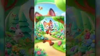 Лисёнок-исследователь &mdash;детская песенка🦊#shorts #детскиепесни #животные #музыкадлядетей #youtubekids