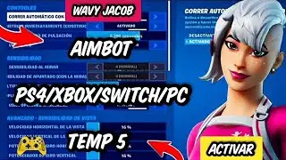 La MEJOR *SENSIBILIDAD AIMBOT* de WAVY JACOB (Exponencial) en FORTNITE PS4/XBOX/SWITCH/PC