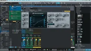Создание де-эссера с использованием плагина Stock Compressor в Studio One