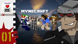 VotableUHC Season 2 - Team Mynecraft - Episode 1 (Scotdinehell)