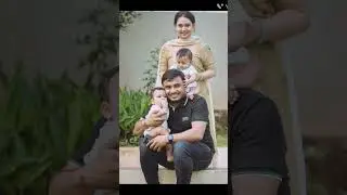 Kannada actor Amulya & Jagadish with twin baby boy