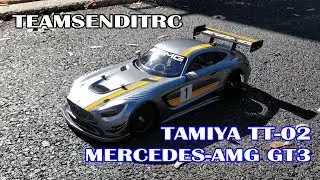 TeamSendItRC: RC Car Tamiya TT-02 Mercedes AMG GT3 20191017