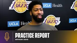 Anthony Davis speaks on his status and guys being ready for Game 6 | Lakers Practice