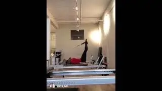 Pilates Reformer Feet in the Straps (30 secs) | www.imprintpilates.com