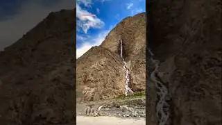 Amazing beauty of waterfall. #hunza #gilgitbaltistan #waterfall