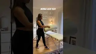SET UP as a mobile lash tech 👩🏻&zwj;⚕️