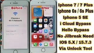 i Cloud Bypass Iphone 7 / 7 Plus / 6s / 6s Plus / 5SE IOS 5.X 5.7.3 Without Jilbreak By Unlock Tool