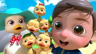 Five Little Ducks | Kids Songs | LetsgoMartin