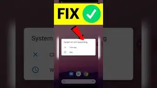 How to fix System UI isn't Responding error on android phone 2025 | #techgrip #shorts #ytshorts
