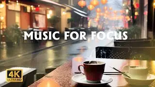 Elegant Jazz in Street Cafe | Relaxing Background Music For Focus, Work And Study