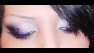 Purple And Black Leopard Print Makeup Tutorial