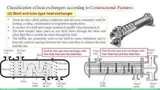 Heat Transfer - Heat Exchangers - Introduction & Classification