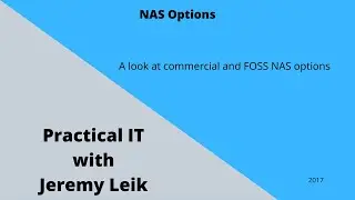 NAS Options [2017]