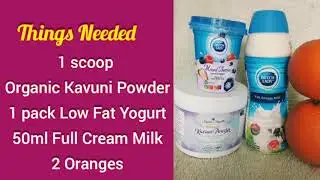 How to Make Orange Smoothie | using Organic Kavuni Powder | Infinite Shopzilla | Yummy Tummy | Diet