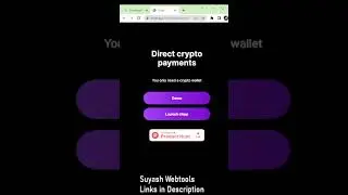 Fiolet.xyz Direct crypto payment