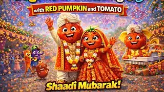 🎃🍅 Kaddu Weds Tamatar: The Crying Onion Band Wedding Song! (Hindi Cartoon)