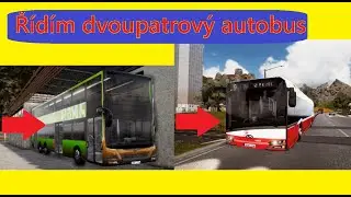 Ř&iacute;d&iacute;m v Bus simulator 18 solaris a dvoupatrov&yacute; autobus 🚌🚍