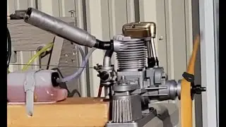 Saito FA-120 S Test run