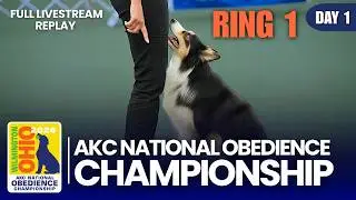 2026 AKC National Obedience Championship | Ring 1 | Day 1