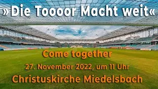 Die Toooor Macht weit - eine strittige WM im Advent - Live aus dem Sportstudio in Miedelsbach