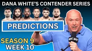 Contender Series Даны Уайта: 2025: Неделя 10 &mdash; Полные прогнозы и анализ карт