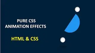 Pure CSS Perpetual Animation Effects | Bouncing Ball Animation Effects using Html & CSS